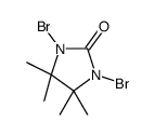 1,3-dibromo-4,4,5,5-tetramethylimidazolidin-2-one结构式