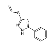 3-ethenylsulfanyl-5-phenyl-1H-1,2,4-triazole Structure