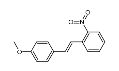 (E)-1-(4-methoxystyryl)-2-nitrobenzene Structure