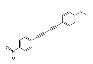 N,N-dimethyl-4-[4-(4-nitrophenyl)buta-1,3-diynyl]aniline结构式