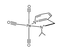 Re(CO)3(i-Pr-PyCa)结构式