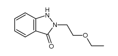 2-(2-ethoxyethyl)-1H-indazol-3(2H)-one Structure
