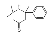 2,2,6-trimethyl-6-phenylpiperidin-4-one结构式