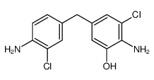 2-amino-5-[(4-amino-3-chlorophenyl)methyl]-3-chlorophenol Structure
