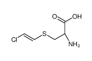 L-Alanine, 3-((2-chloroethenyl)thio)- Structure