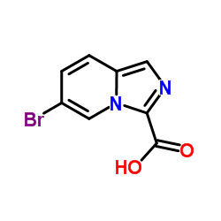 6-Bromo-imidazo[1,5-a]pyridine-3-carboxylic acid结构式