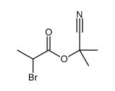 2-cyanopropan-2-yl 2-bromopropanoate Structure