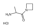 (2S)-2-amino-1-(azetidin-1-yl)propan-1-one,hydrochloride Structure