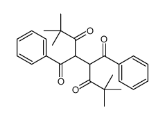 4,5-dibenzoyl-2,2,7,7-tetramethyloctane-3,6-dione结构式