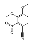 3,4-dimethoxy-2-nitrobenzonitrile结构式