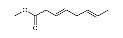 trans,trans-3,6-Octadienoat Structure