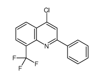 4-Chloro-2-phenyl-8-trifluoromethylquinoline结构式