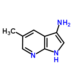 5-Methyl-1H-pyrrolo[2,3-b]pyridin-3-amine structure