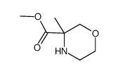 methyl 3-methylmorpholine-3-carboxylate Structure