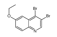 3,4-dibromo-6-ethoxyquinoline结构式