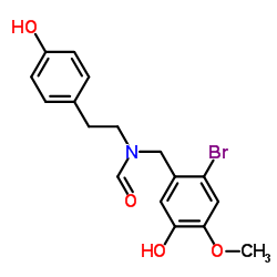 N-(p-Hydroxyphenethyl)-N-(2-bromo-5-hydroxy-4-methoxybenzyl)formamide picture