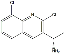 (S)-1-(2,8-dichloroquinolin-3-yl)ethanamine结构式