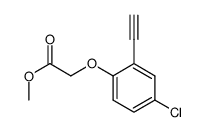 methyl (4-chloro-2-ethynylphenoxy)acetate Structure