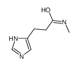 3-(1H-imidazol-5-yl)-N-methylpropanamide结构式