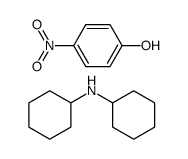 4-nitrophenol compound with dicyclohexylamine (1:1) Structure