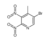 5-Bromo-4-methyl-2,3-dinitropyridine Structure