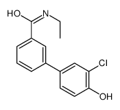 3-(3-chloro-4-hydroxyphenyl)-N-ethylbenzamide结构式