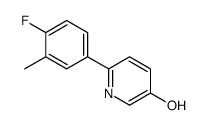 6-(4-fluoro-3-methylphenyl)pyridin-3-ol结构式