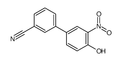 3-(4-hydroxy-3-nitrophenyl)benzonitrile结构式