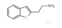 2-(苯并噻吩-2-基)乙胺结构式