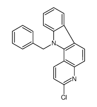 11-benzyl-3-chloropyrido[3,2-a]carbazole Structure