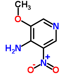 3-Methoxy-5-nitro-4-pyridinamine structure