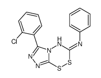 6-(2-chlorophenyl)-N-phenyl-[1,2,4]triazolo[3,4-c][1,2,4,5]dithiadiazin-3-amine Structure