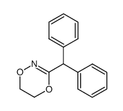 3-(diphenylmethyl)-5,6-dihydro-1,4,2-dioxazine结构式