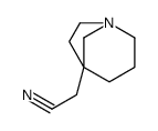 1-Azabicyclo[3.2.1]octane-5-acetonitrile(9CI) structure