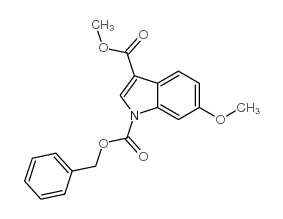 1-benzyl-3-methyl 6-methoxyindole-1,3-dicarboxylate picture