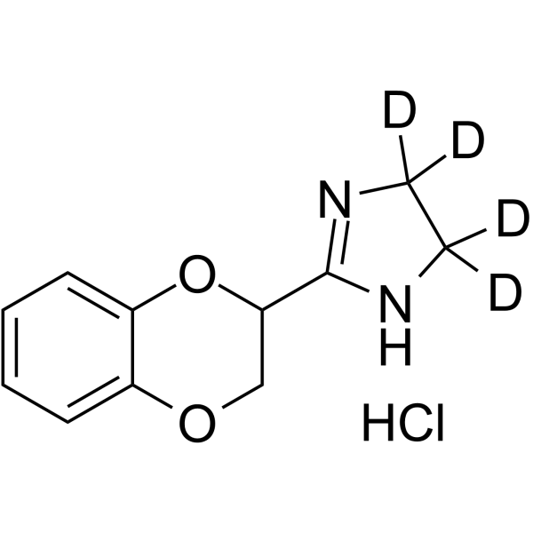 Idazoxan-d4 hydrochloride Structure