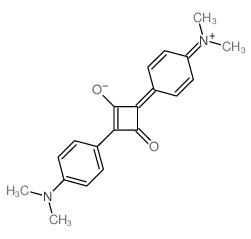 [4-[3-(4-dimethylaminophenyl)-2-hydroxy-4-oxo-1-cyclobut-2-enylidene]-1-cyclohexa-2,5-dienylidene]-dimethyl-azanium picture