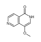 4-methoxy-2H-[2,6]naphthyridin-1-one Structure