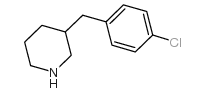 3-(4-CHLOROBENZYL)-PIPERIDINE structure