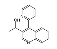 1-(4-(pyridin-2-yl)quinolin-3-yl)ethanol结构式