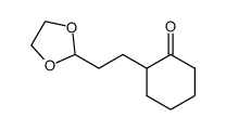 2-(2-(1,3-dioxolan-2-yl)ethyl)cyclohexanone Structure