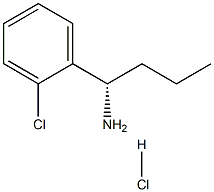 (1S)-1-(2-CHLOROPHENYL)BUTYLAMINE HYDROCHLORIDE结构式