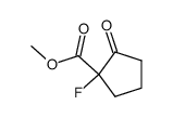 Cyclopentanecarboxylic acid, 1-fluoro-2-oxo-, methyl ester (9CI) Structure