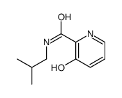 3-hydroxy-N-(2-methylpropyl)pyridine-2-carboxamide结构式