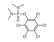 Bis(N,N-dimethylamino)-pentachloro-phenyl phosphate structure