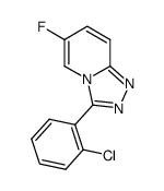 3-(2-chloro-phenyl)-6-fluoro-[1,2,4]triazolo[4,3-a]pyridine Structure