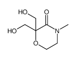 2,2-双(羟甲基)-4-甲基吗啉-3-酮结构式