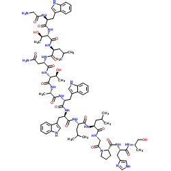 (D-Thr6,D-Trp8.9,L-Talaninol15)-Galanin (1-15) structure