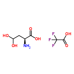 4-Hydroxy-L-homoserine Trifluoroacetic Acid Salt结构式