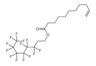 3,3,4,4,5,5,6,6,7,7,8,8,8-tridecafluorooctyl undec-10-enoate结构式